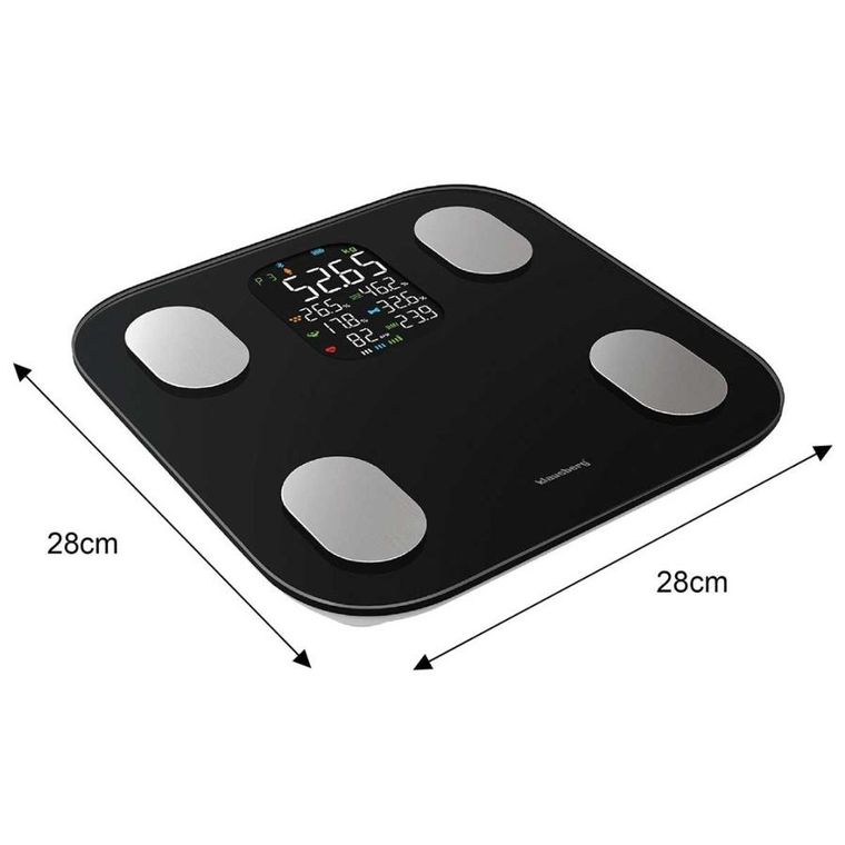 Klausberg, analityczna waga łazienkowa, smart ios android, kb-7854