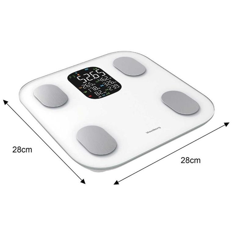 Klausberg, analityczna waga łazienkowa, smart ios android, kb-7855