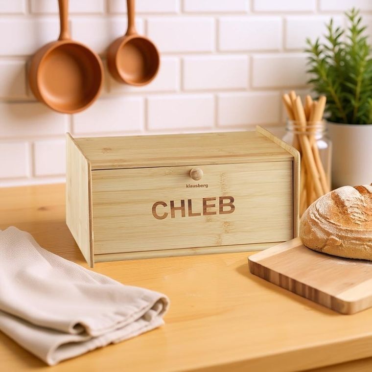 Klausberg, chlebak, pojemnik na pieczywo, bambusowy, kb-7934