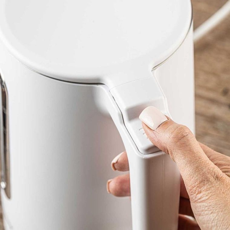 Klausberg, czajnik elektryczny, biały, 1,7l