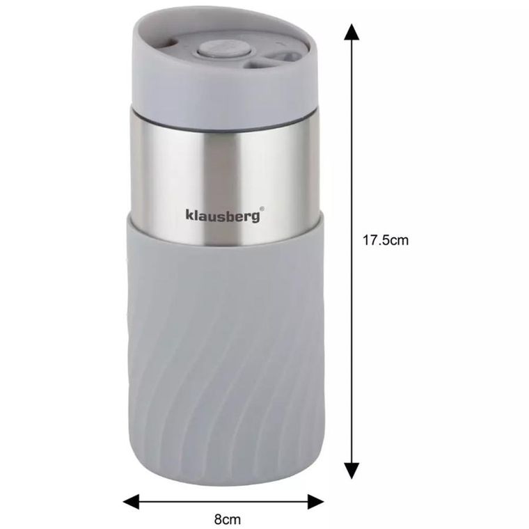 Klausberg, kubek termiczny, click clack, 300 ml, KB-7630