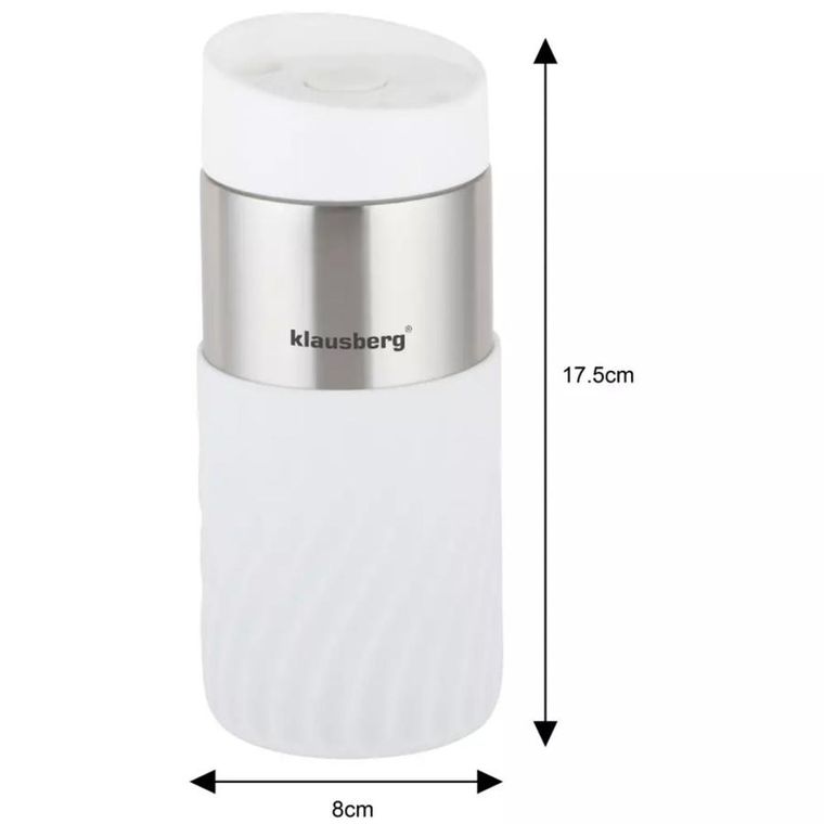 Klausberg, kubek termiczny, click clack, 300 ml, KB-7631