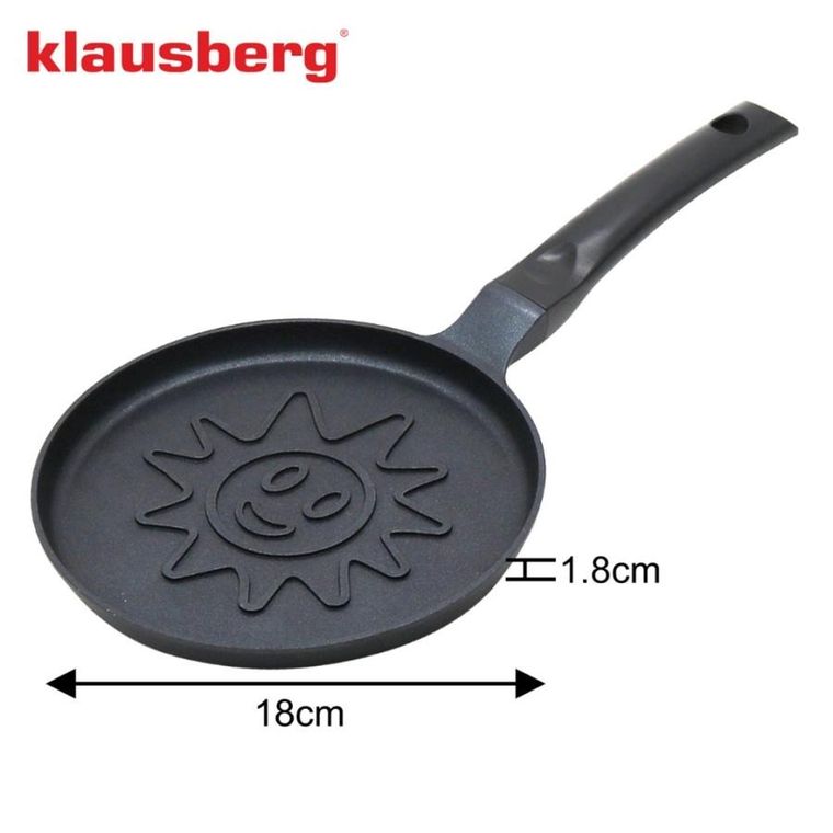 Klausberg, patelnia do słonecznych naleśników, 18 cm, kb-7972