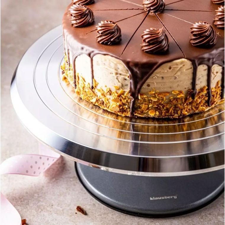 Klausberg, patera obrotowa do tortów ciast, 25,5 cm