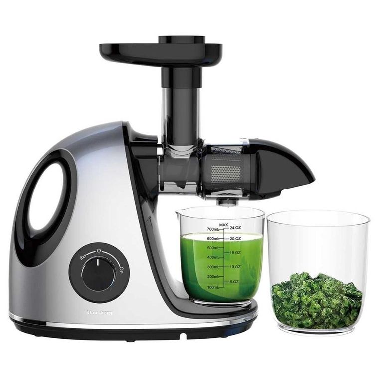 Klausberg, sokowirówka, wyciskarka wolnoobrotowa, srebrna, KB-7863
