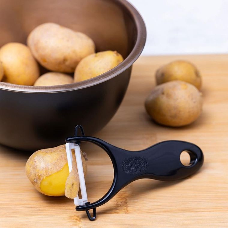 Klausberg, zestaw 5 kuchennych noży marmurkowych z obieraczką, KB-7613