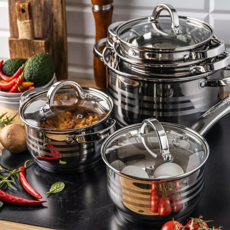 Klausberg, zestaw garnków, 10 elementów, KB-7697