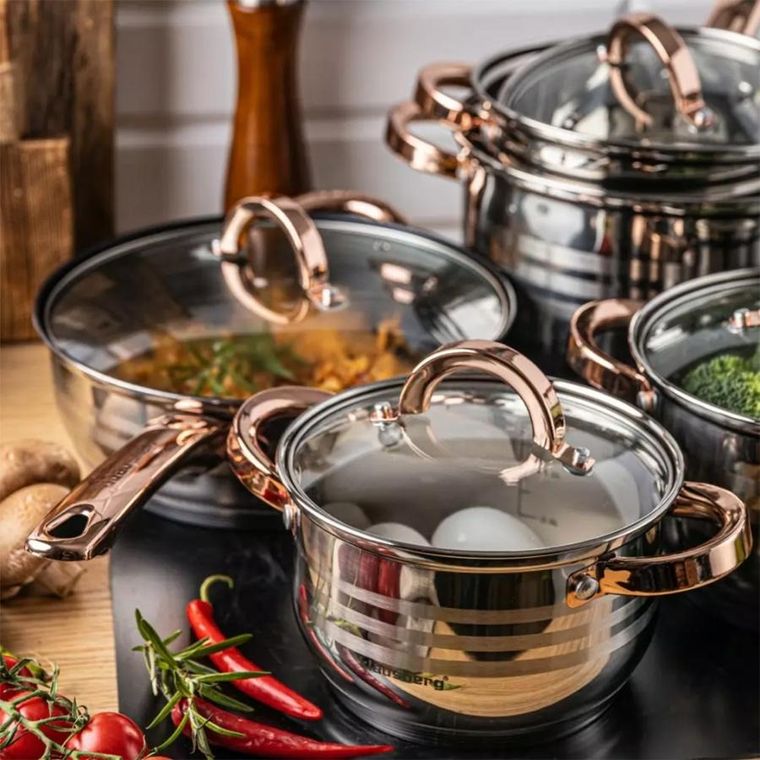 Klausberg, zestaw garnków, 12 elementów, KB-7700