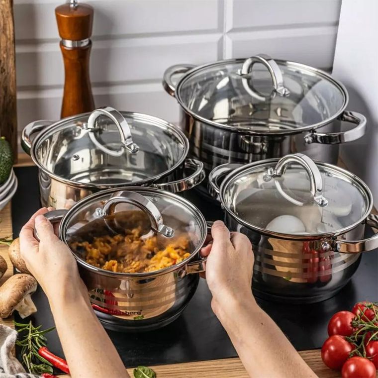 Klausberg, zestaw garnków, 8 elementów, KB-7694