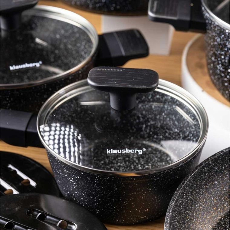 Klausberg, zestaw garnków marmurkowych, 12 elementów