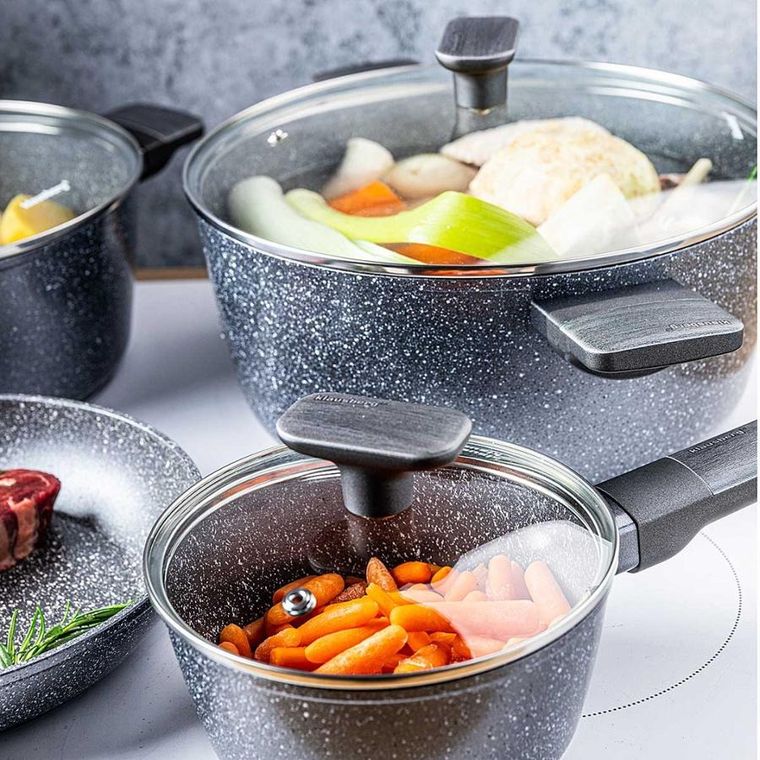 Klausberg, zestaw garnków marmurkowych, 12 elementów