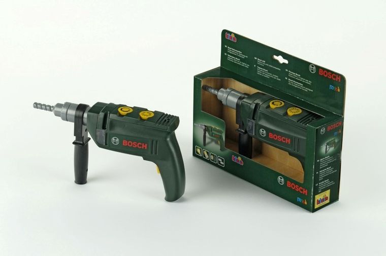 Klein, Bosch, wiertarka udarowa z dźwiękiem i obrotowym wiertłem