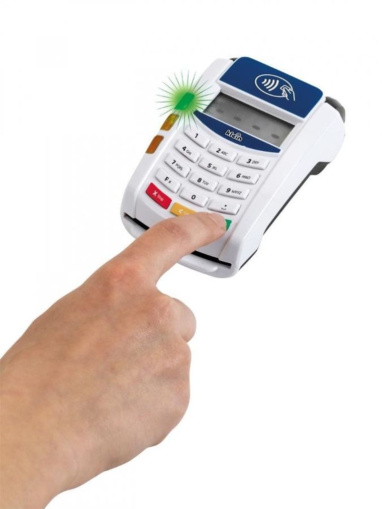 Klein, terminal płatniczy, zabawka intraktywna