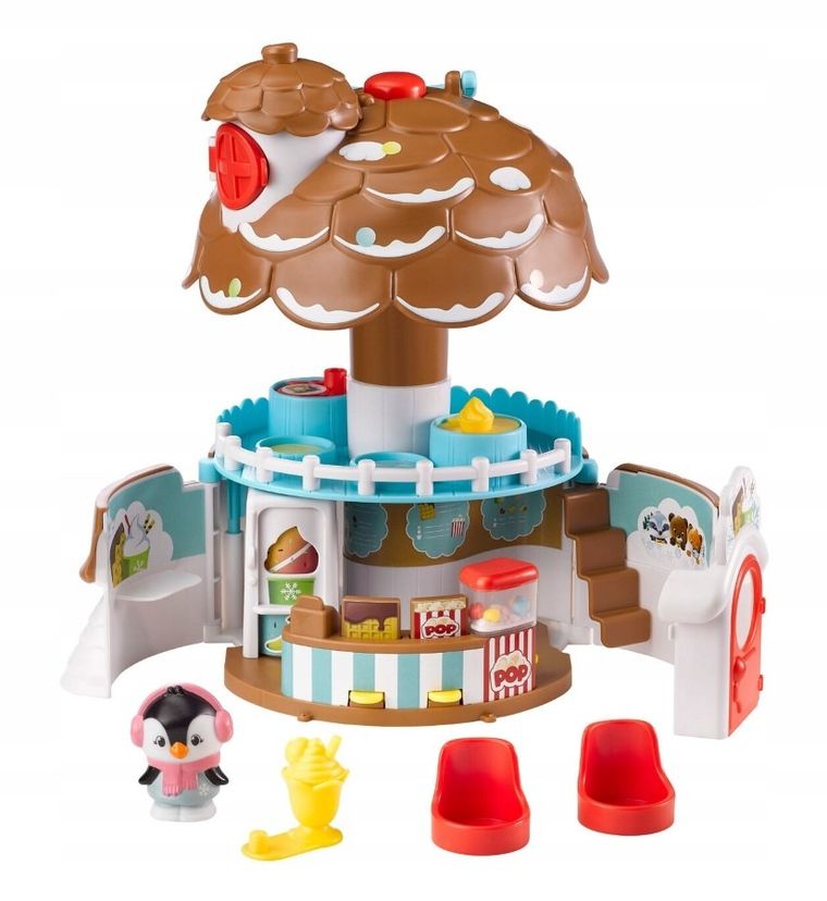 Klorofil, Domek Szyszka z Lodziarnią, zestaw z figurką