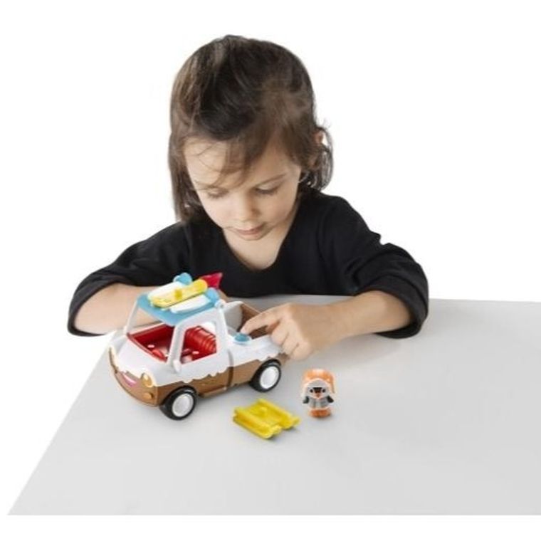 Klorofil, Zimowy Samochód Pick-up, zestaw z figurką