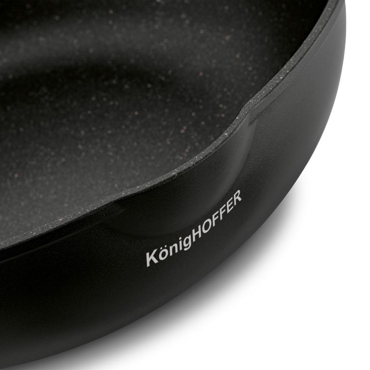 Könighoffer, Black Rose, patelnia wok, 30-9,5 cm