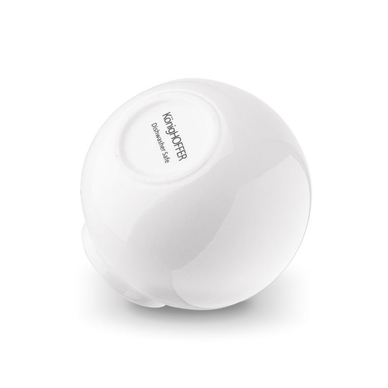 Könighoffer, Ceramic, pojemnik kuchenny z drewnianą łyżeczką, biały