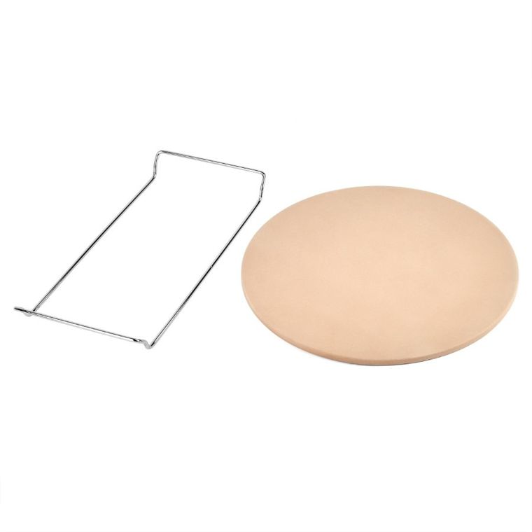Könighoffer, kamień do pizzy ze stojakiem i radełkiem, 33 cm