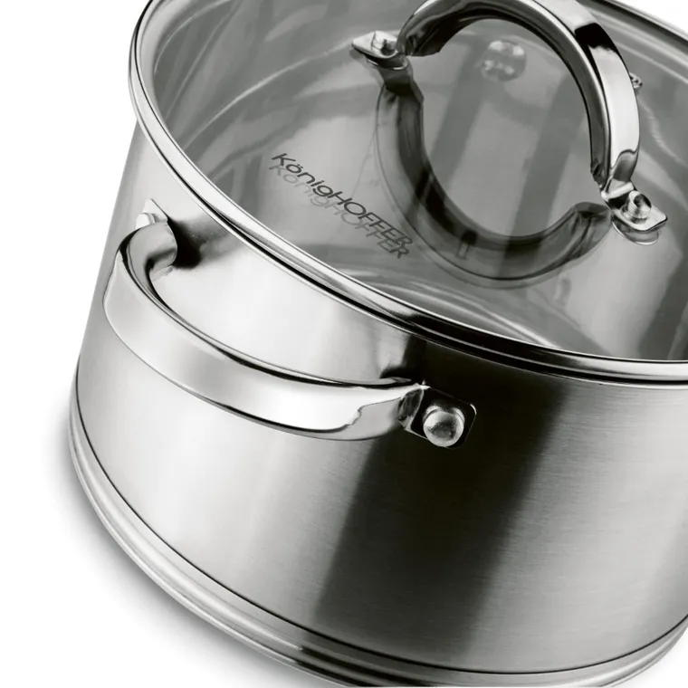 Könighoffer, Petra, garnek z pokrywką, indukcja, 2,7 l