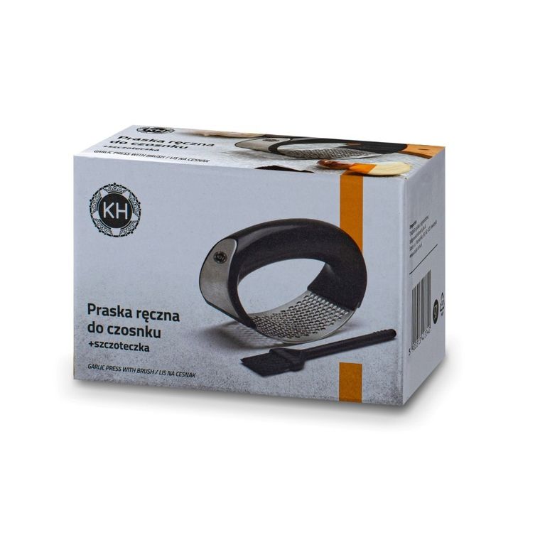 Könighoffer, praska ręczna do czosnku + szczoteczka