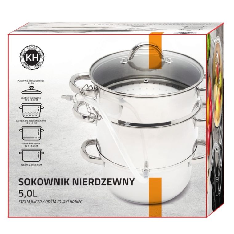 Könighoffer, sokownik nierdzewny, 5l