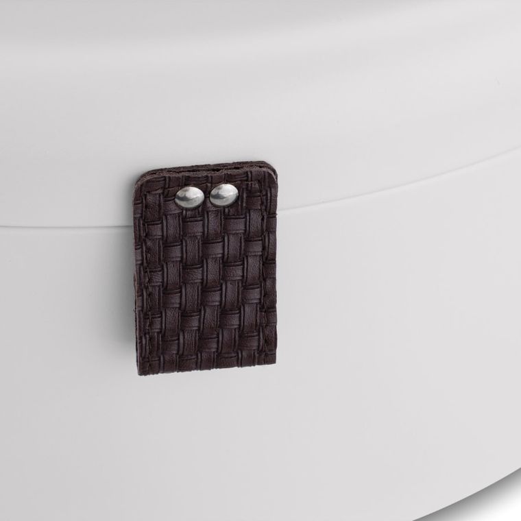 Könighoffer, Vespa, chlebak stalowy, biały, 36-23,5-18,5 cm