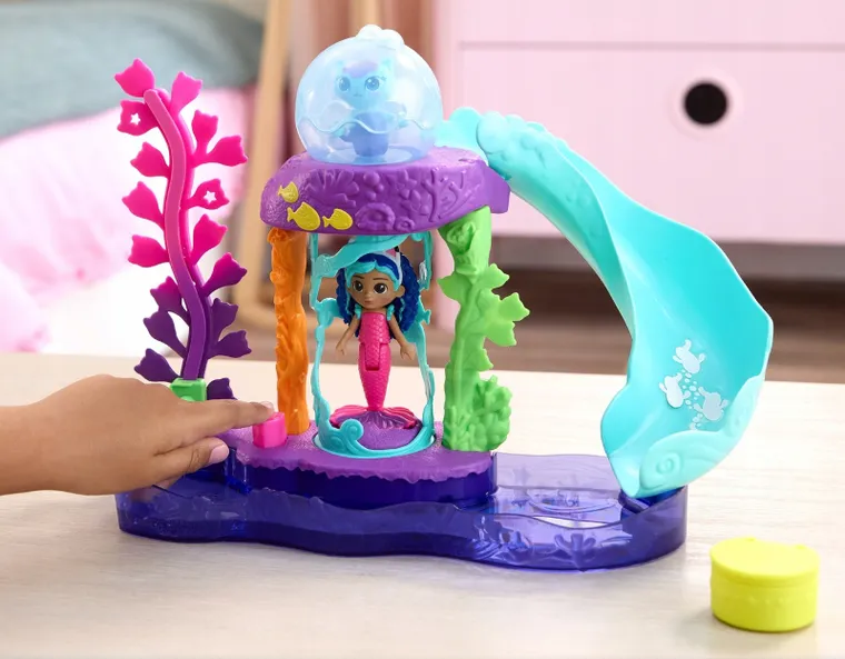 Koci Domek Gabi Film, Kocie akwarium Syrenkotki, zestaw z 2 figurkami