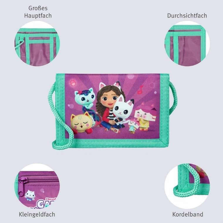 Koci Domek Gabi, portfel zamykany na rzep