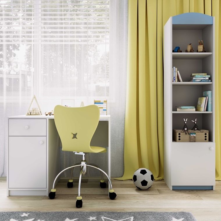 Kocot Kids, Babydreams, regał pojedynczy, zamknięty, niebieski