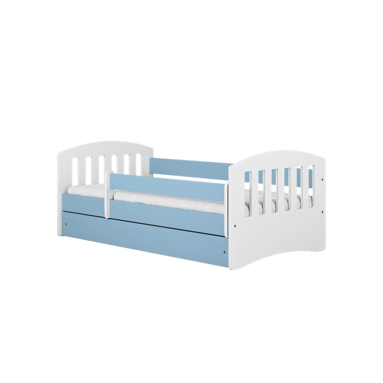 Kocot Kids, Classic 1, łóżko, niebieskie, 80-140 cm