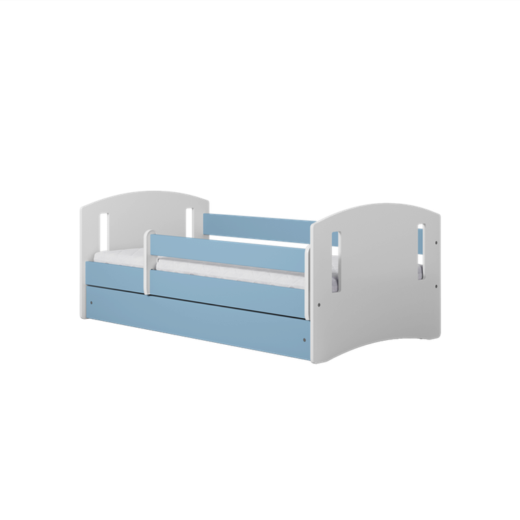 Kocot Kids, Classic 2, łóżko, niebieskie, 80-180 cm