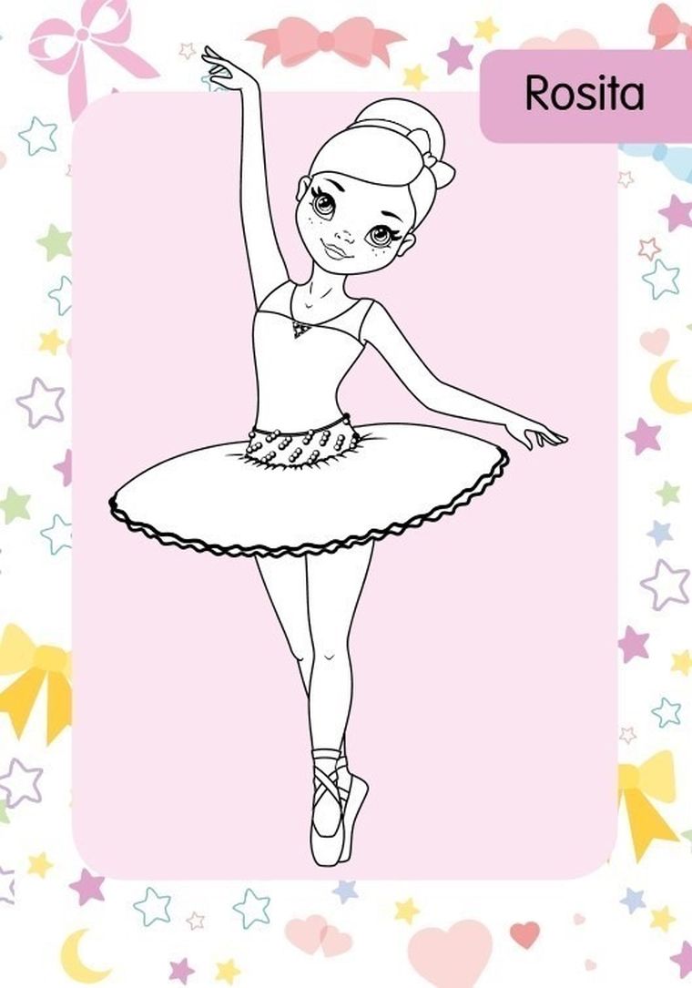 Kolorowanka z tatuażami. Baletnice