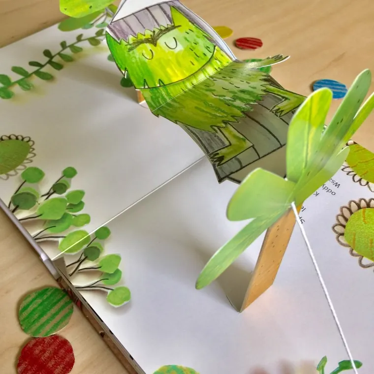 Kolorowy potwór. Pop-up