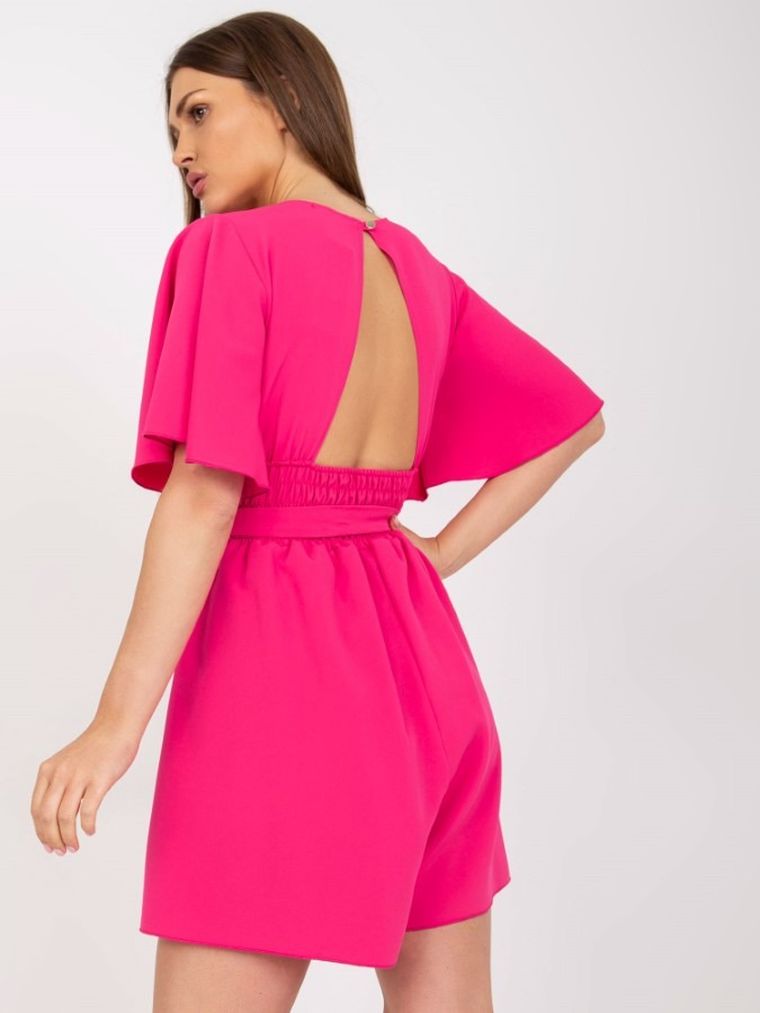 Kombinezon damski, różowy, Rue Paris