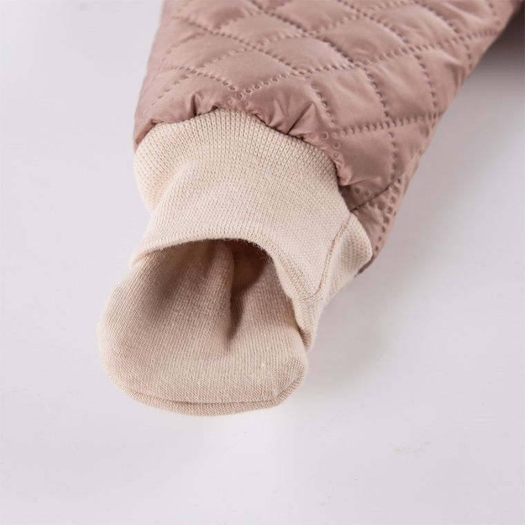 Kombinezon dziecięcy z kapturem, beżowy, Eevi