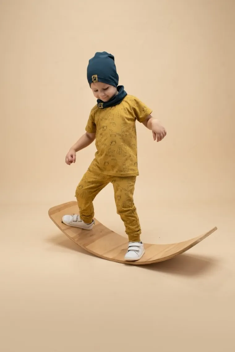 Komin chłopięcy, granatowy, Pinokio