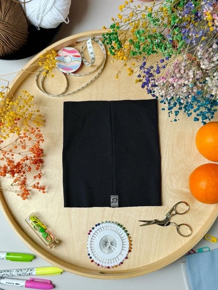 Komplet chłopięcy, Czapka, Komin, czarny, Iltom