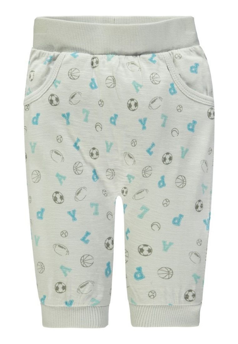 Komplet chłopięcy, T-shirt, Spodnie dresowe, turkusowo-szary, Kanz