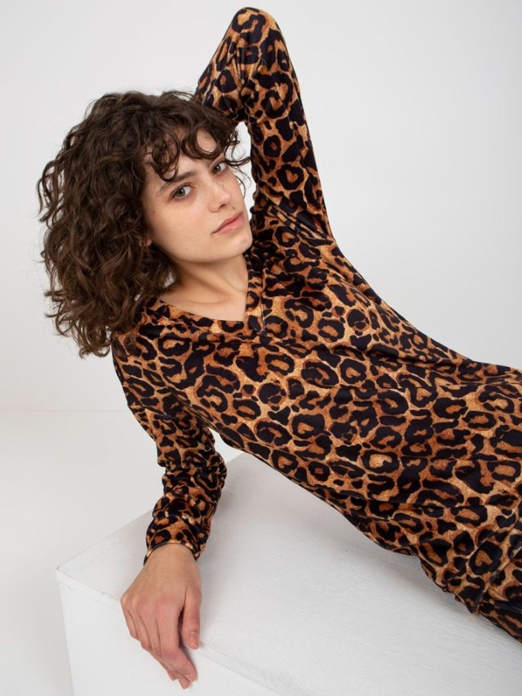 Komplet damski, welurowy, mix, Lakerta