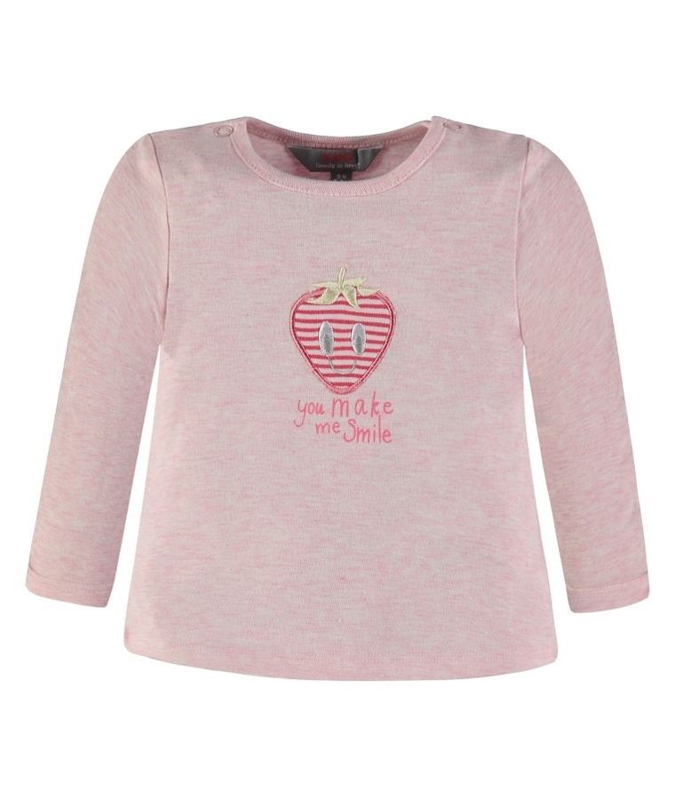 Komplet dziewczęcy, Bluza rozpinana, Bluzka z długim rękawem, Spodnie dresowe, różowy, Kanz