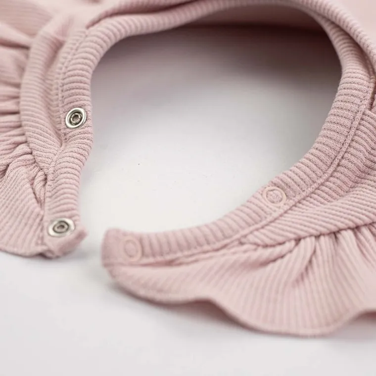 Komplet dziewczęcy, Czapka, Apaszka, jasnoróżowy, Nicol