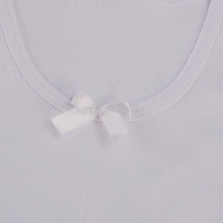 Komplet dziewczęcy, Podkoszulek, Majtki figi, biały, Tup Tup