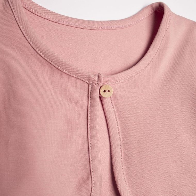 Komplet dziewczęcy, Sukienka, Bolerko, różowy, Nicol