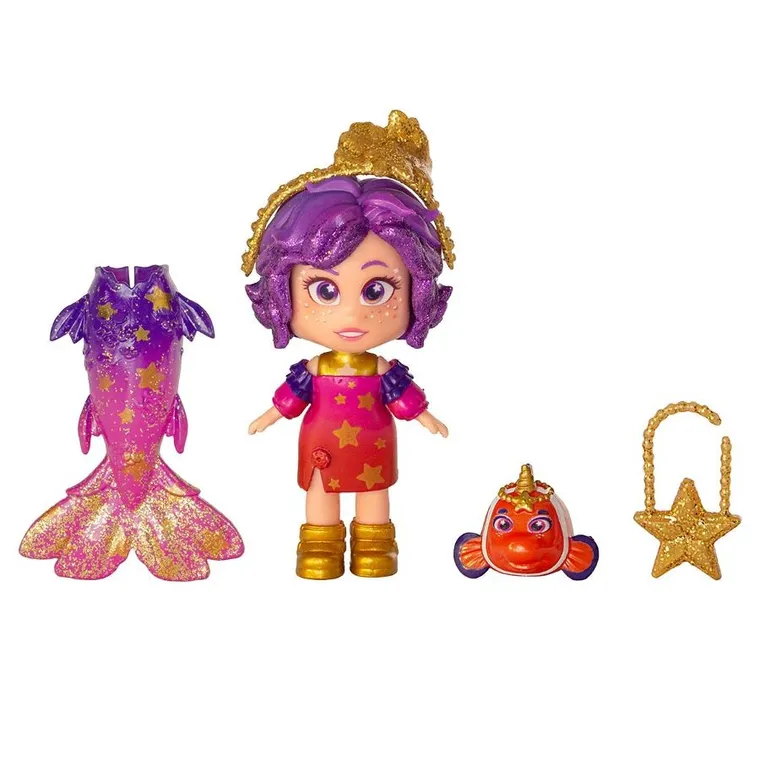 KookyLoos, Mermaids, Star, zestaw z figurką w torebce