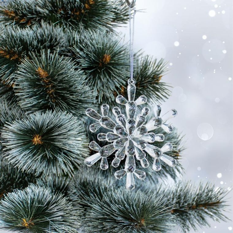 Koopman, dekoracja wisząca, płatek śniegu, 12-12 cm