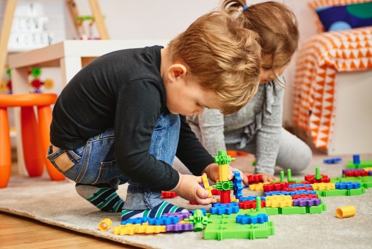 Korbo, Basic, klocki konstrukcyjne, 90 elementów