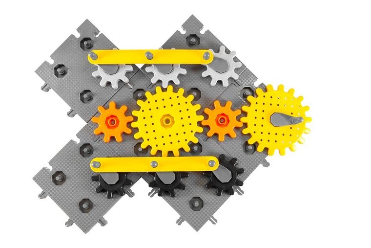 Korbo, Technix, klocki konstrukcyjne, 122 elementów