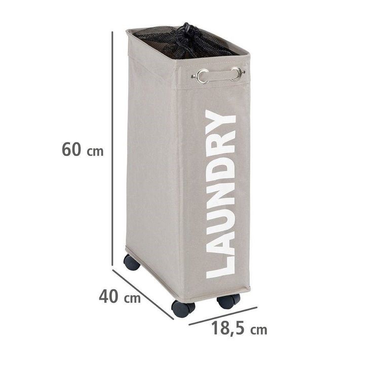 Kosz na pranie, Corno, pojemnik 43 l, taupe