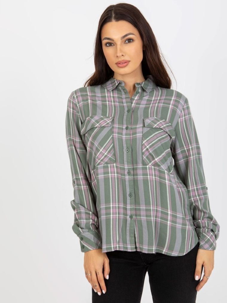 Koszula damska, khaki, Factory Price