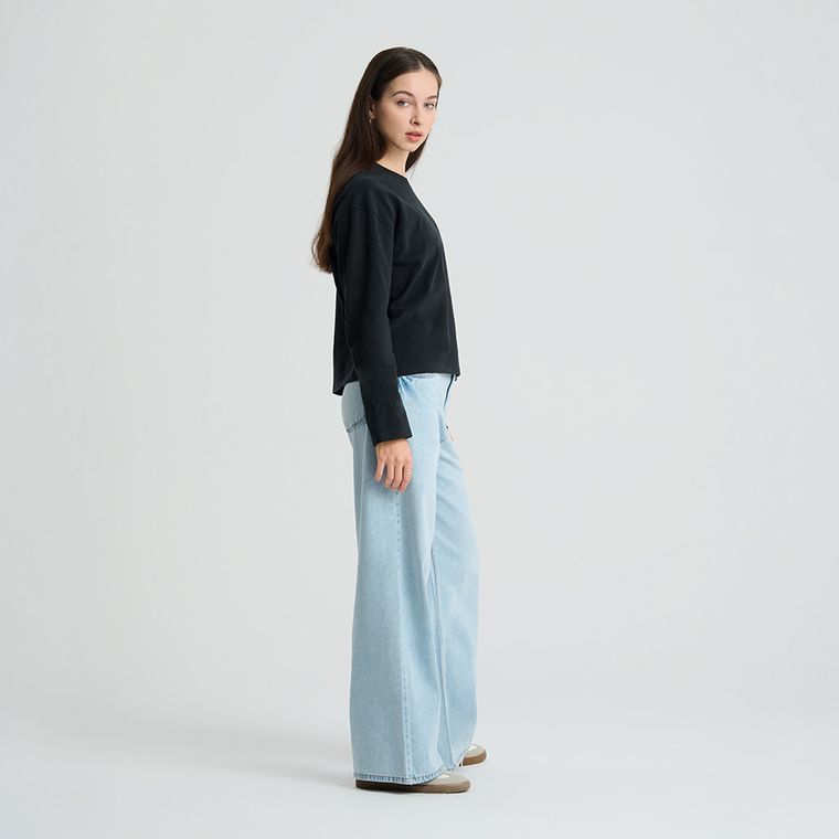 Koszulka z długim rękawem o luźnym kroju NOWEAR